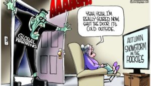 The public just doesn't seem to be afraid of the Global Warming scare tactics